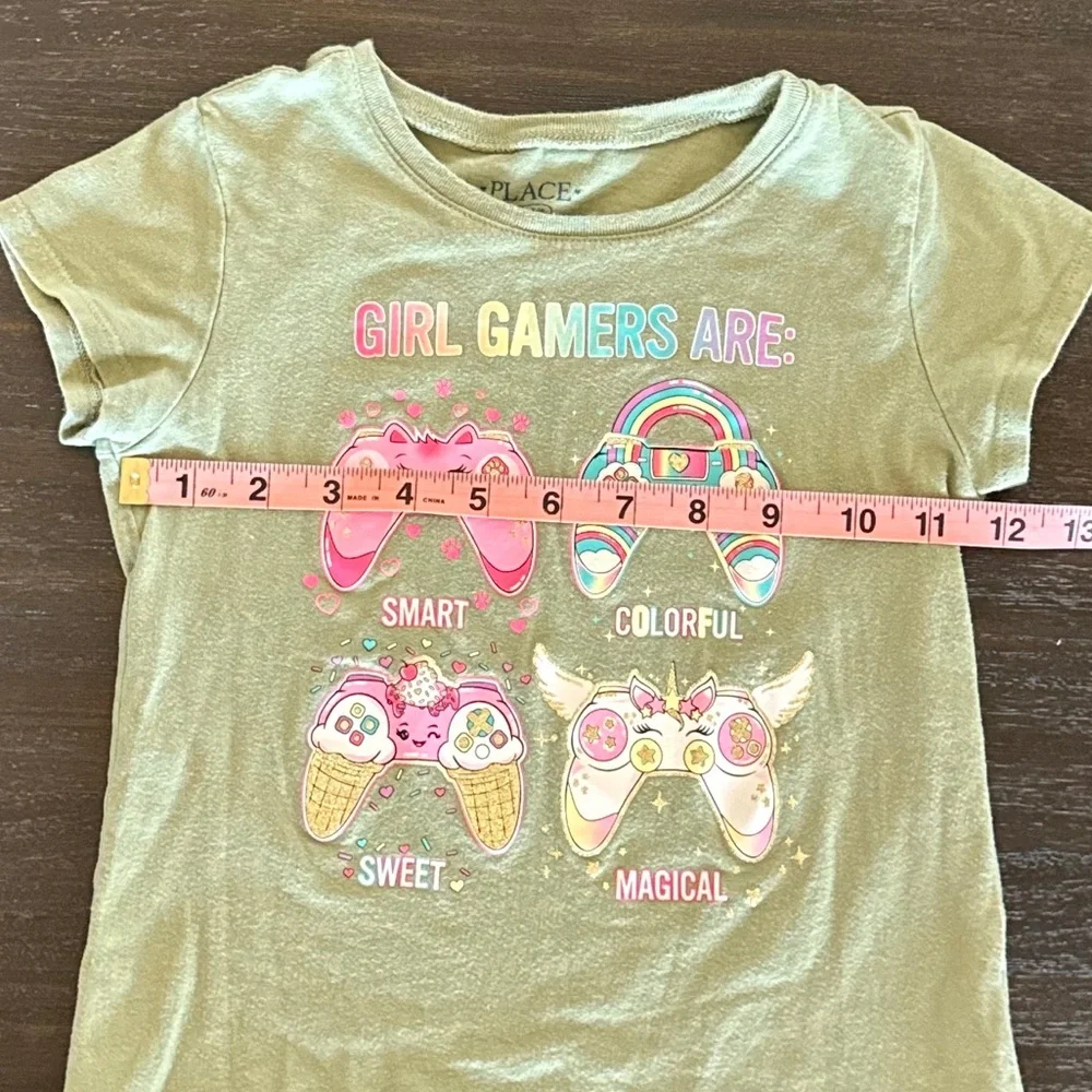 Children's Place Girls Small 5/6 Gaming Tee
